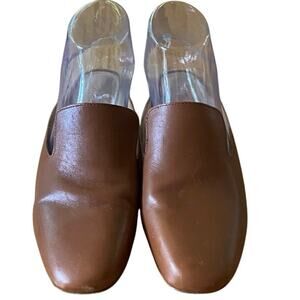 Madewell "Willa" Women’s Loafer Mule, Slip-On, Leather, Tan, Size 6.5